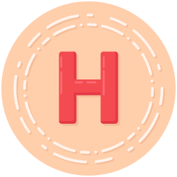 Letter h icon