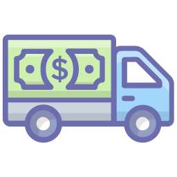 Delivery van icon