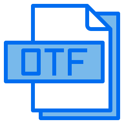 archivo otf icono