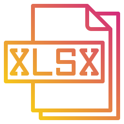 Xlsx format icon