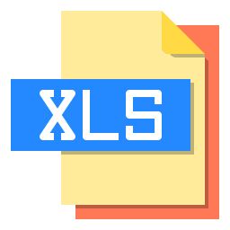 formato de archivo xls icono