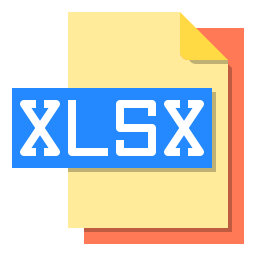 formato xlsx icona