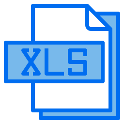 formato file xls icona