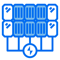 panel solar icono