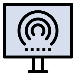 Computer monitor icon