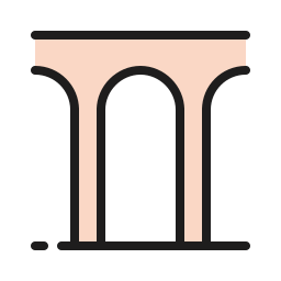 Segovia aqueduct icon
