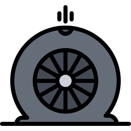 Спущенная шина иконка