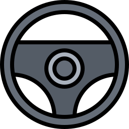 Steering wheel icon