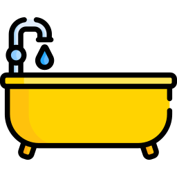 vasca da bagno icona