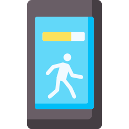 Step counter icon