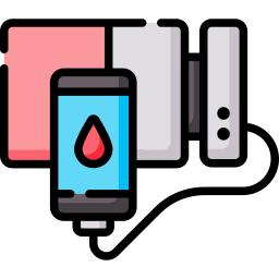 Blood pressure meter icon