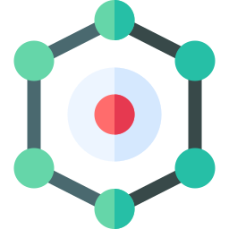 Molecular structure icon