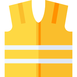 Reflective vest icon