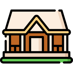 bungalow icona
