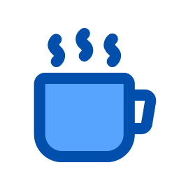 Hot coffee icon