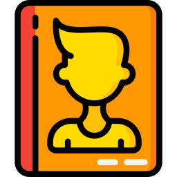 Phone book icon