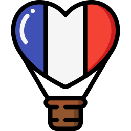 Hot air balloon icon