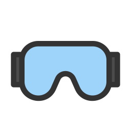 masque de ski Icône