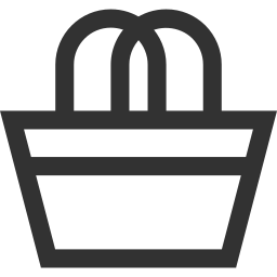 Fashion bag icon