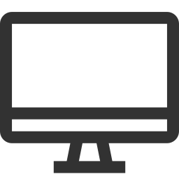 ekran komputera ikona