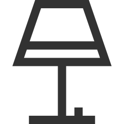 pantalla de lámpara icono