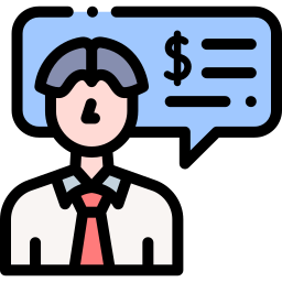 Financial consultant icon