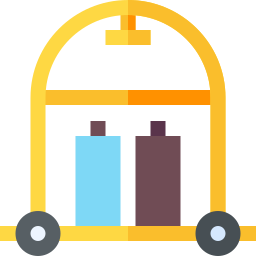 Тележка для гостиниц иконка