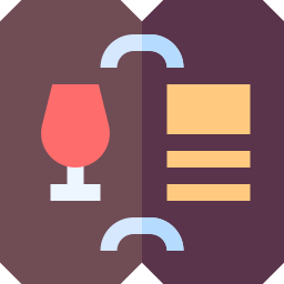 Wine menu icon