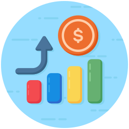 Growth chart icon