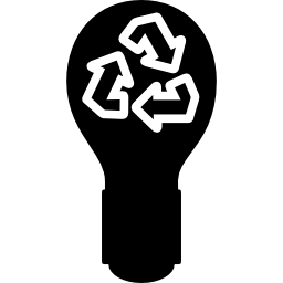 Ecological bulb icon