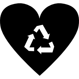 Love recycle icon
