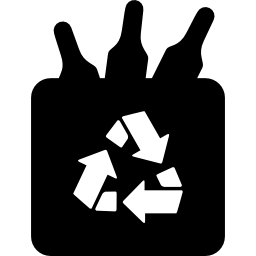 reciclaje de botellas icono