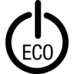 signe de démarrage eco Icône