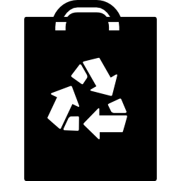 sac recyclé Icône