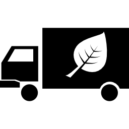 ekologiczna ciężarówka ikona