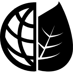 Eco globe icon