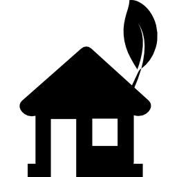 Eco house icon