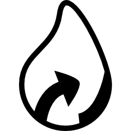 woda z recyklingu ikona