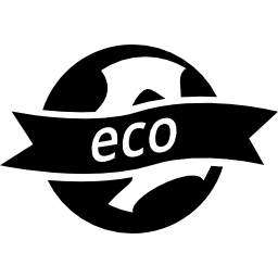 Eco globe icon