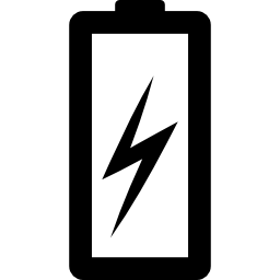batterie en charge Icône