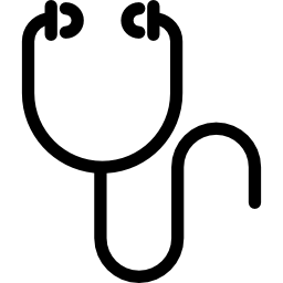 Stethoscope outline icon