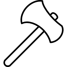 Схема инструмента топор иконка