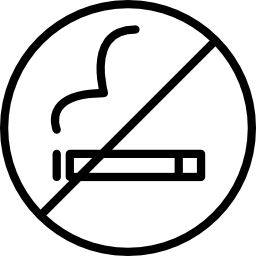 símbolo de no fumar icono