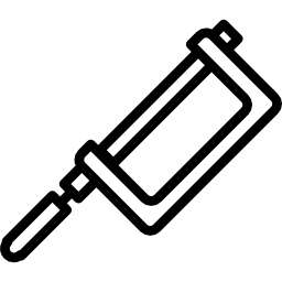 Hand saw outline icon