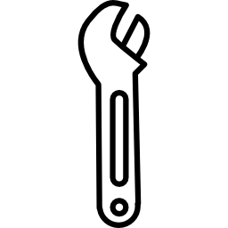Wrench repair device outline icon