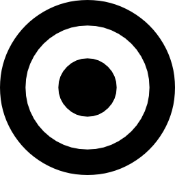 ponto e círculo Ícone