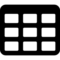 grille de table Icône
