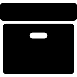 boîte noire d'archive Icône
