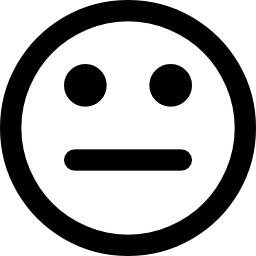 emoticon faccia di meh icona