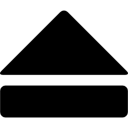 symbole d'éjection Icône